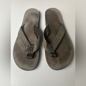 Rainbow Leather Sandals